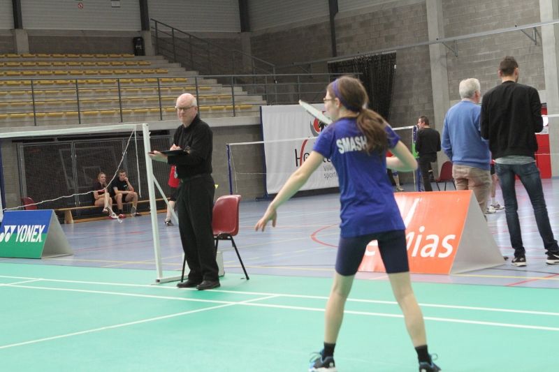 Belgische Kampioenschappen G-badminton Herne 2017