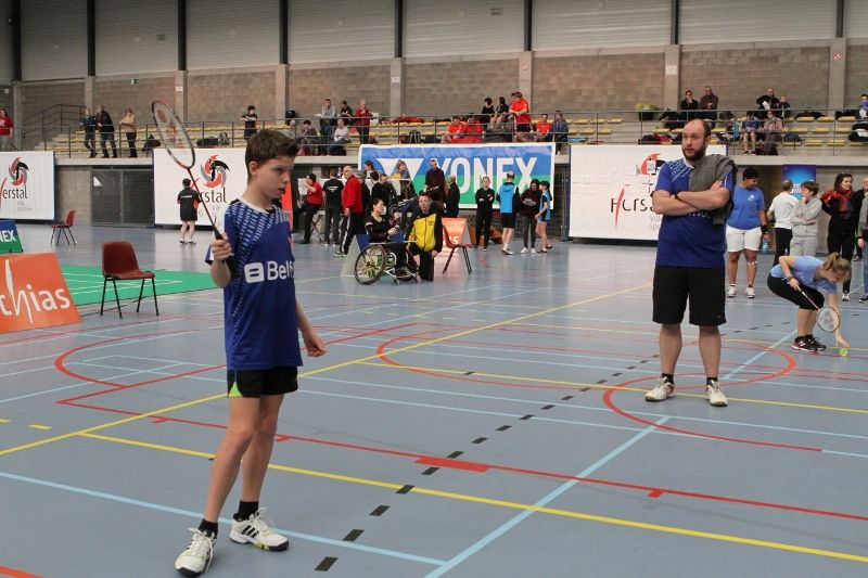 Belgische Kampioenschappen G-badminton Herne 2017