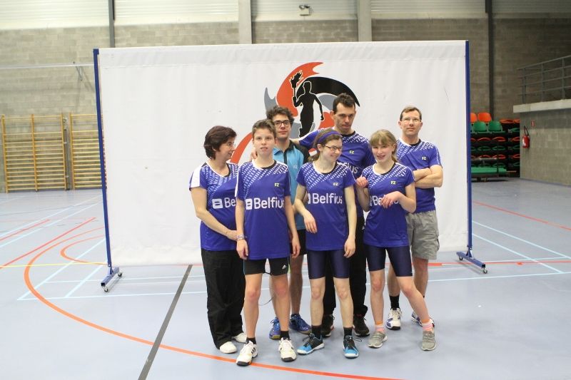 Belgische Kampioenschappen G-badminton Herne 2017