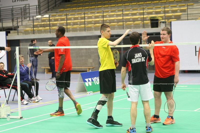 Belgische Kampioenschappen G-badminton Herne 2017