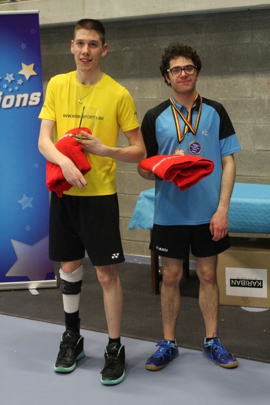 Belgische Kampioenschappen G-badminton Herne 2017